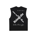 Spartan Code Raw Edge Cotton Tank Top