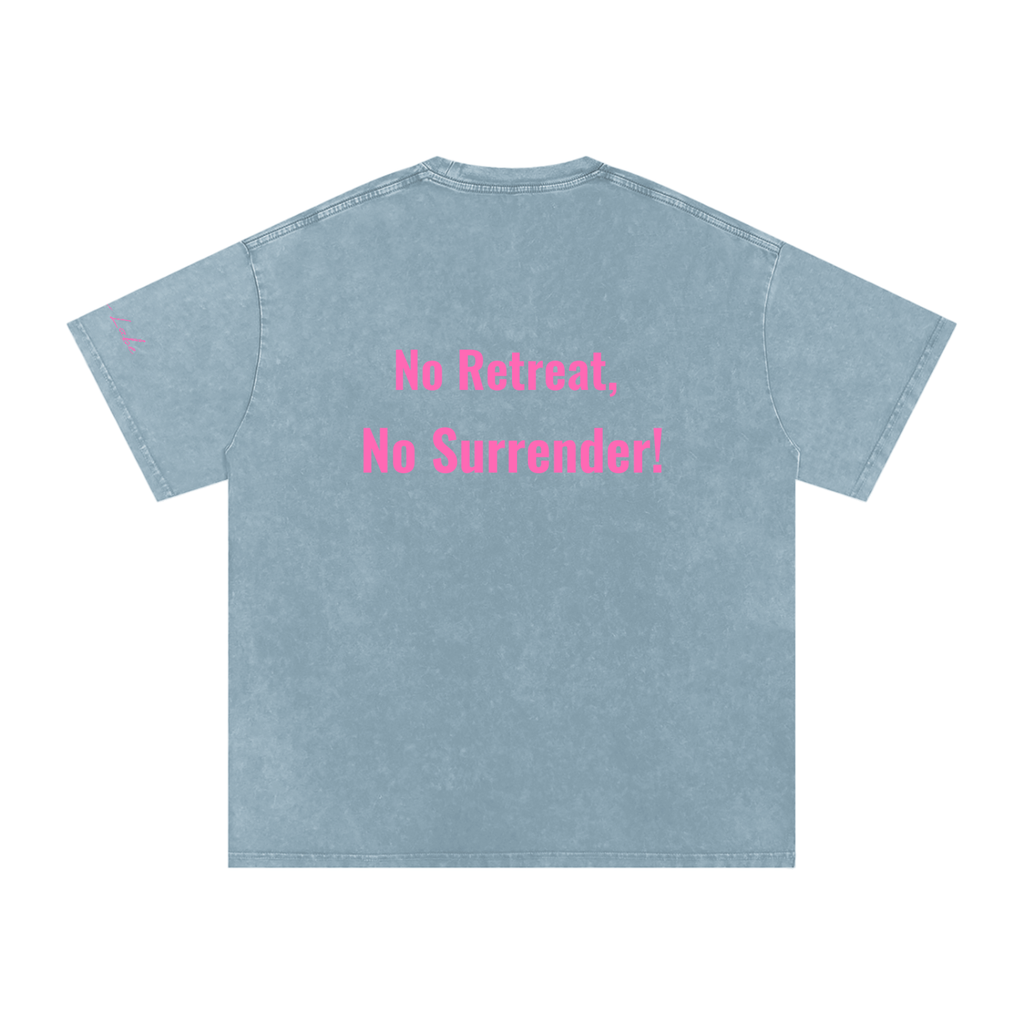 300 Collective Snow Washed Oversized Cotton T-Shirt