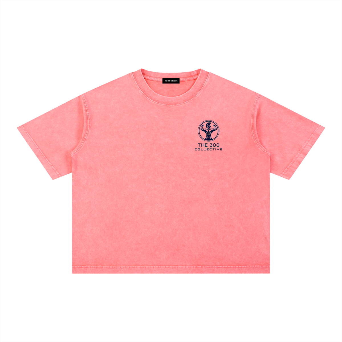 'Return with your shield, or upon it!' Mineral Washed Boxy Cotton T-Shirt