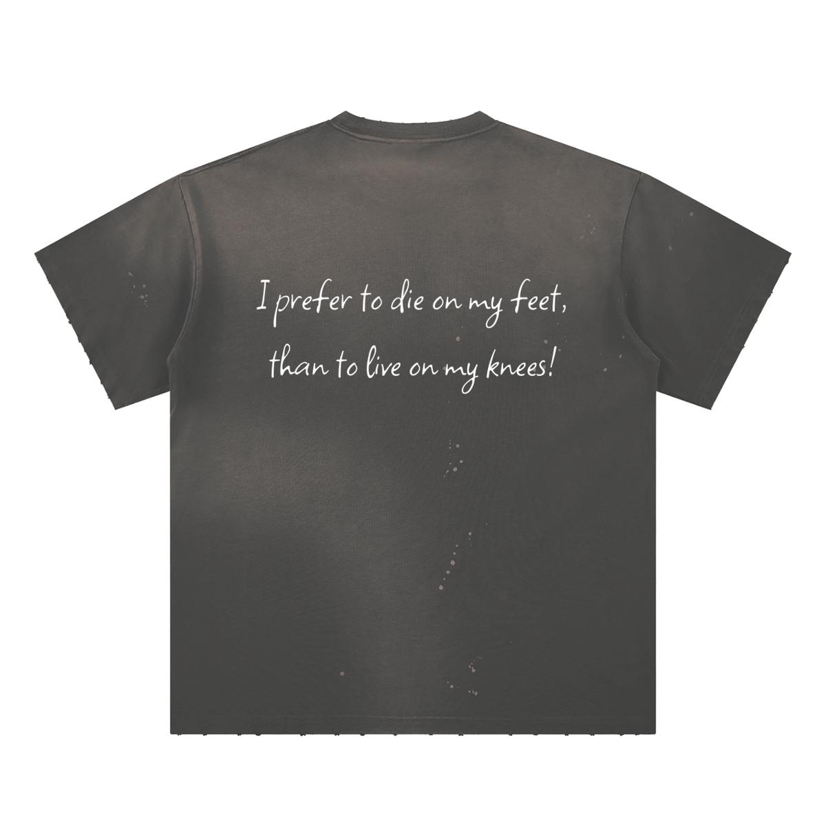 Spartan Ethos Sun-faded Paint Splatter T-Shirt