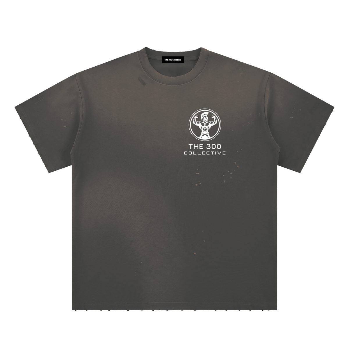 Spartan Ethos Sun-faded Paint Splatter T-Shirt