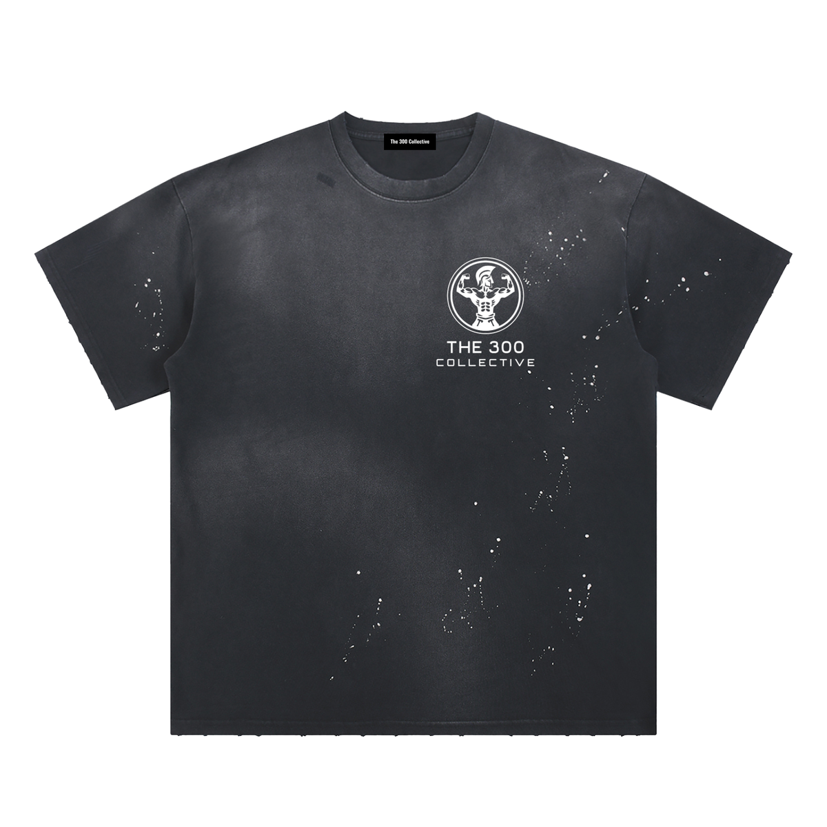 Spartan Ethos Sun-faded Paint Splatter T-Shirt
