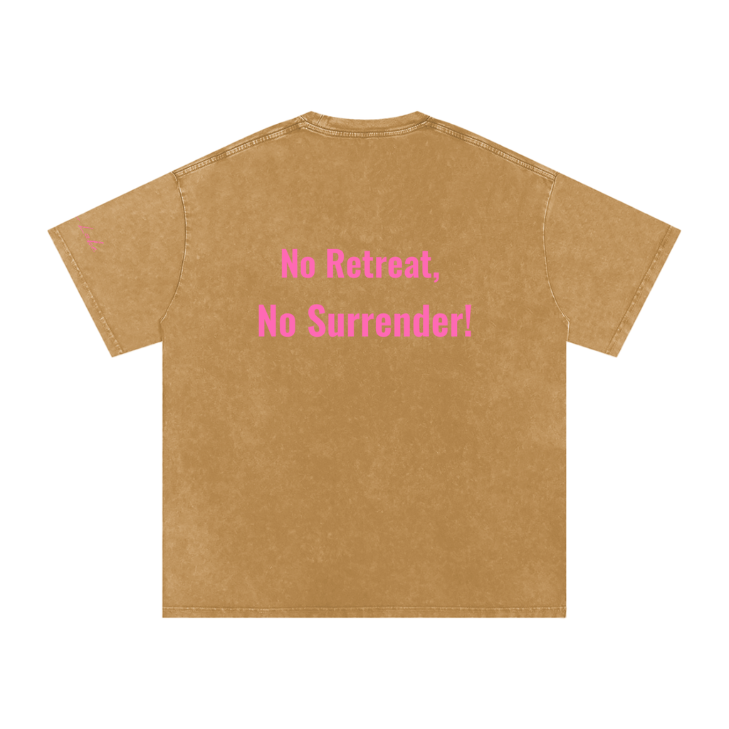 300 Collective Snow Washed Oversized Cotton T-Shirt