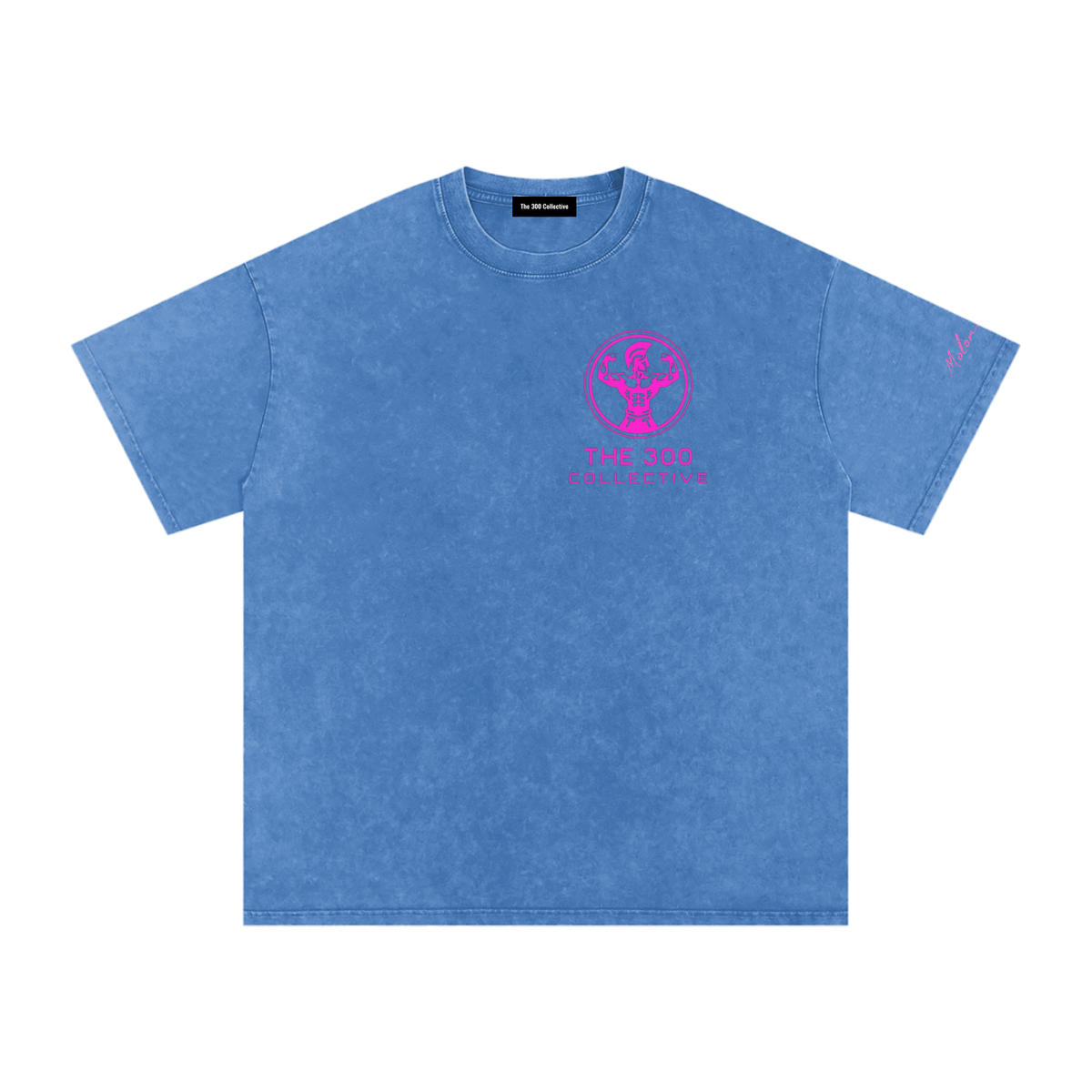 300 Collective Snow Washed Oversized Cotton T-Shirt