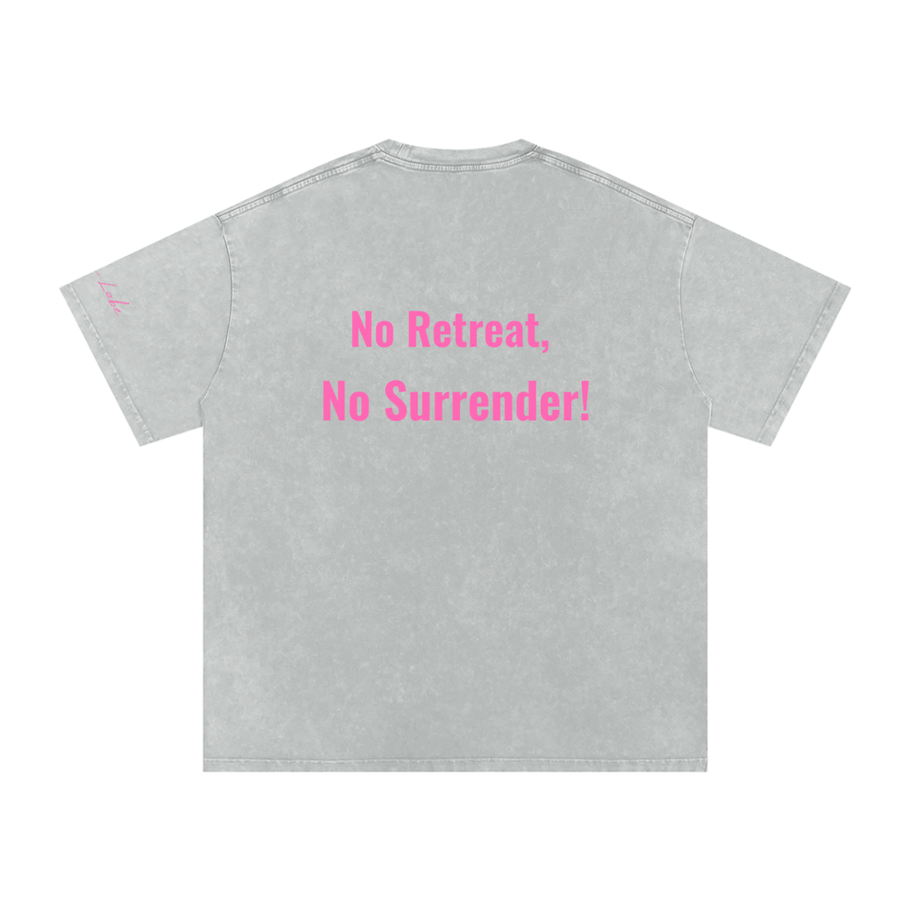 300 Collective Snow Washed Oversized Cotton T-Shirt