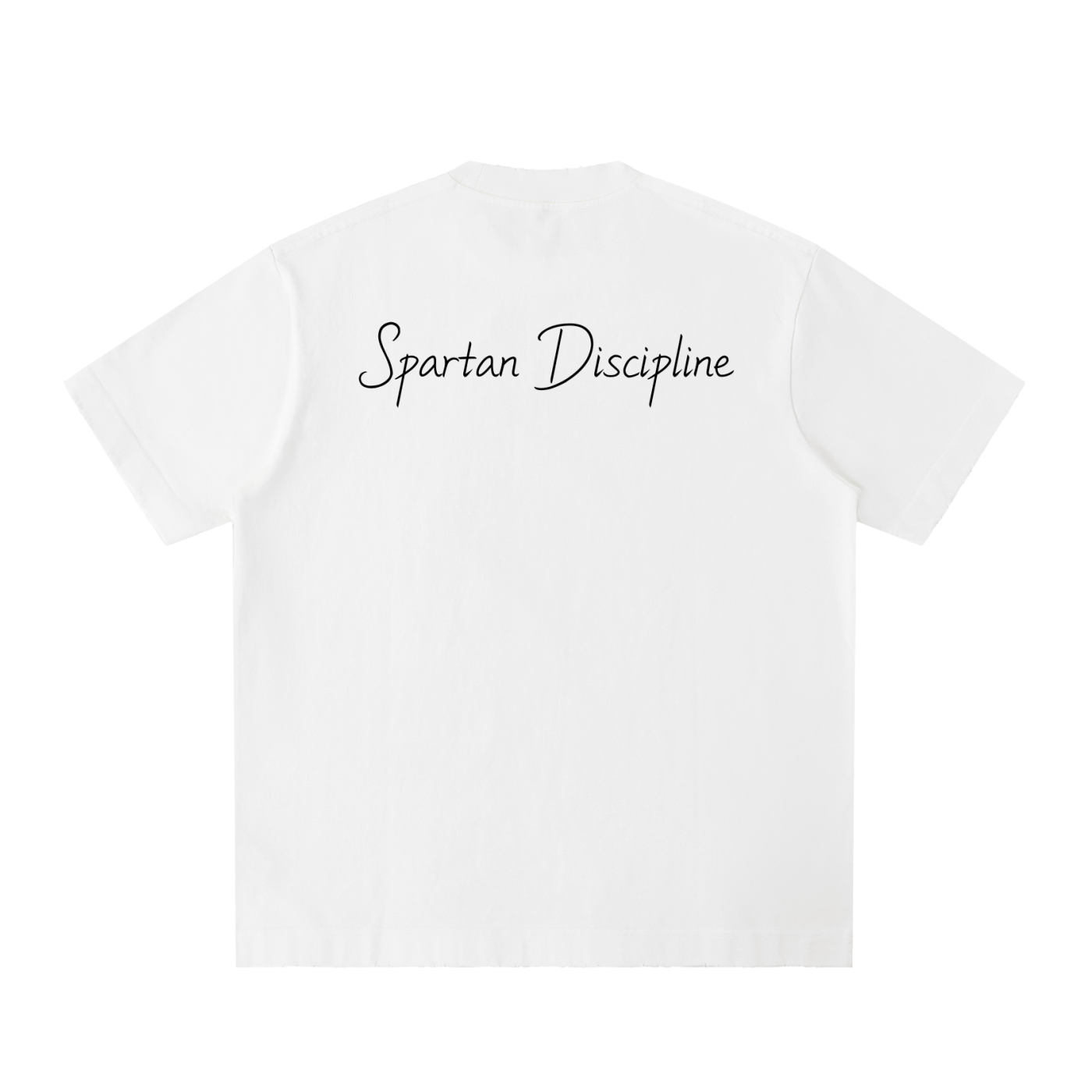 Spartan Discipline Heavyweight Vintage Washed Frayed T-Shirt