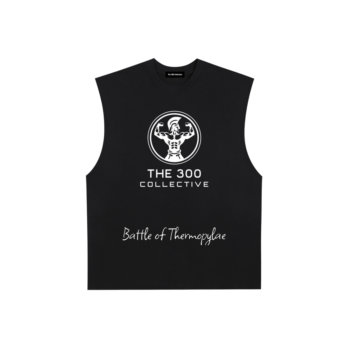 Spartan Code Raw Edge Cotton Tank Top