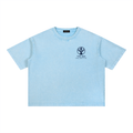 'Return with your shield, or upon it!' Mineral Washed Boxy Cotton T-Shirt