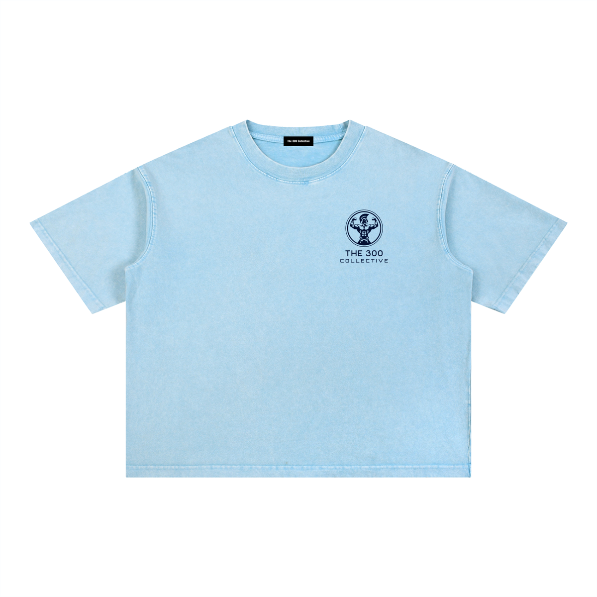 'Return with your shield, or upon it!' Mineral Washed Boxy Cotton T-Shirt